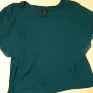 Turquoise Double Layered shirt